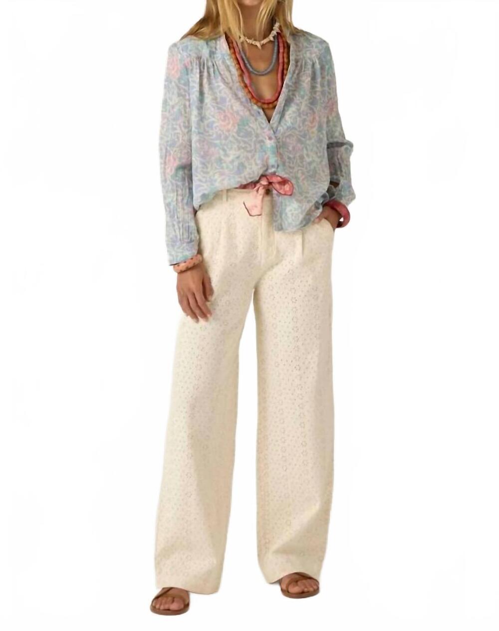 NEW MAISON HOTEL rani shirt in misty bloom